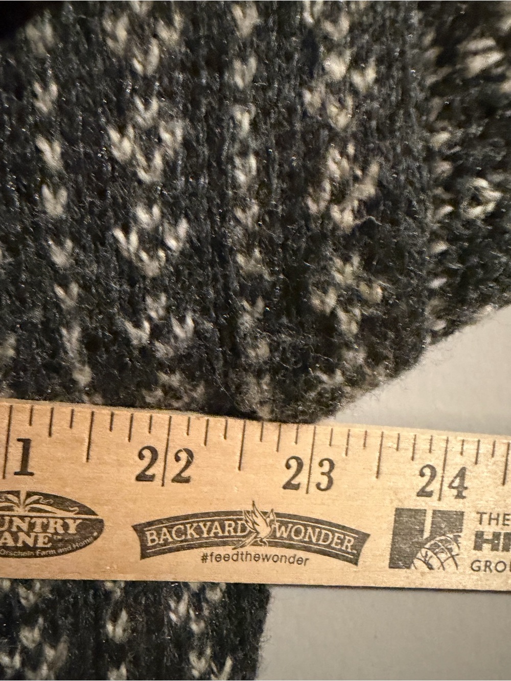 J. Jill Women's Gray and Burgundy Fair Isle Open Front Knit Cardigan Sweater - Picture 10 of 13